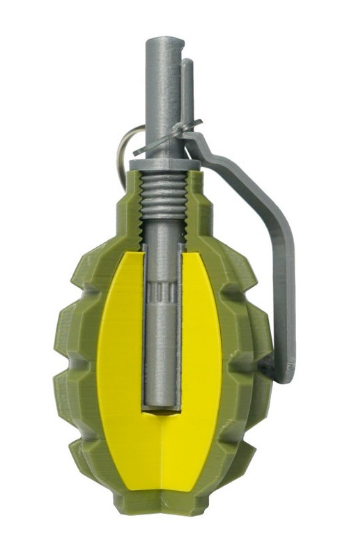 Ручна осколкова граната Ф-1 в розрізі, макет